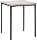 Monarch Specialties I 3826 Accent Table, 22" H, Side Table, End, Small, Nightstand, Square, Bedroom, Living Room, Washed Oak Laminate, Black Metal, Contemporary
