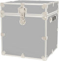 Rhino Trunk & Case Classic Cube Trunk - Home Storage Box, College Footlocker and Seating - 18"x18"x20", 1500+ lbs Capacity, Many Colors, Soft-Close Lid. USA Made Secure Dorm Furniture & Organization