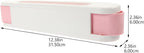 OUNONA Wall Mounted Shoe Storage Rack for Slippers and Sneakers Plastic Folding Shoe Organizer with Sturdy Rails and Easy to Clean Design for Doorway or Living Room Use Pink Stylish