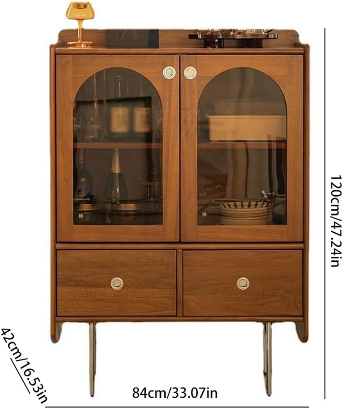 Entryway Cabinet Nordic Medieval Style Dining Sideboard Household Small Apartment Retro Storage Cabinet Restaurant Display Cabinet Sideboard Storage Cabinet