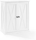 HomeStock Pantry Cabinet - Stackable Kitchen Storage, Adjustable Shelves, White Finish