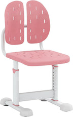 Costzon Kids Desk Chair, Height-Adjustable Study Chair w/Breathable Seat, Double Back Support & Heavy Duty Metal Frame for 3+ Years Old Students Boys & Girls (Pink)