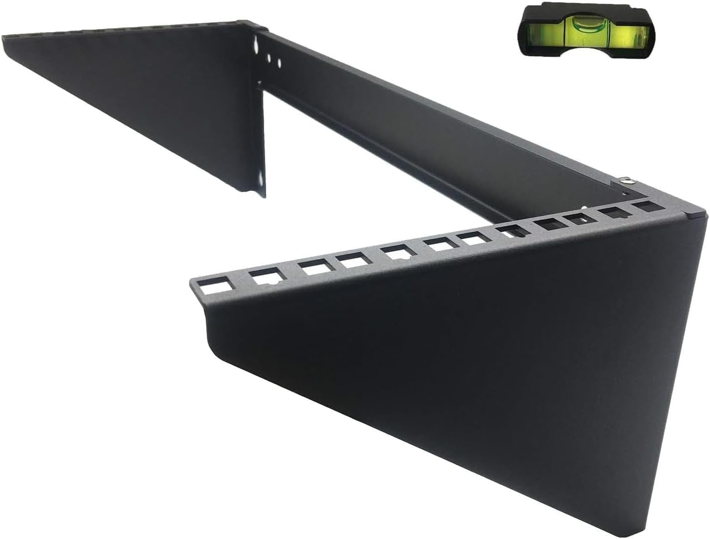 2 Pack of 19 Inch 4U Heavy Duty Vertical Wall Mountable Rack and 125 lb Wall Mountable Server Rack (2)
