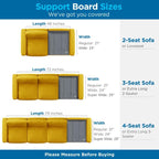 Meliusly Heavy Duty Couch Cushion Support for Sagging Cushions (24x72) Engineered Wood Sofa Cushion Support Board for Sagging Seat, Deep Couch Supporter for Under the Cushions, Loveseat Saver