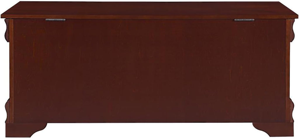 Warm Brown Cedar Chest - Wood Lined Storage Cozy Winter Family-Friendly Decor