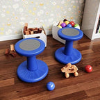 Studico Active Chairs - Kids Wobble Stool - Flexible Seating for Classrooms, Improves Focus, Blue