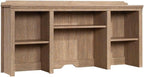 Sauder Rollingwood Engineered Wood 54" Hutch in Brushed Oak Finish