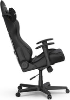 DXRacer Formula L Ergonomic Gaming Chair for Adults, Reclining Video Office Computer Chair with Lumbar Support and Headrest, Racing Style Height Adjustable (PVC Synthetic Leather, Zero)