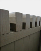 Planter Bench with Integrated Planter Box for Outdoor Patios and Balconies