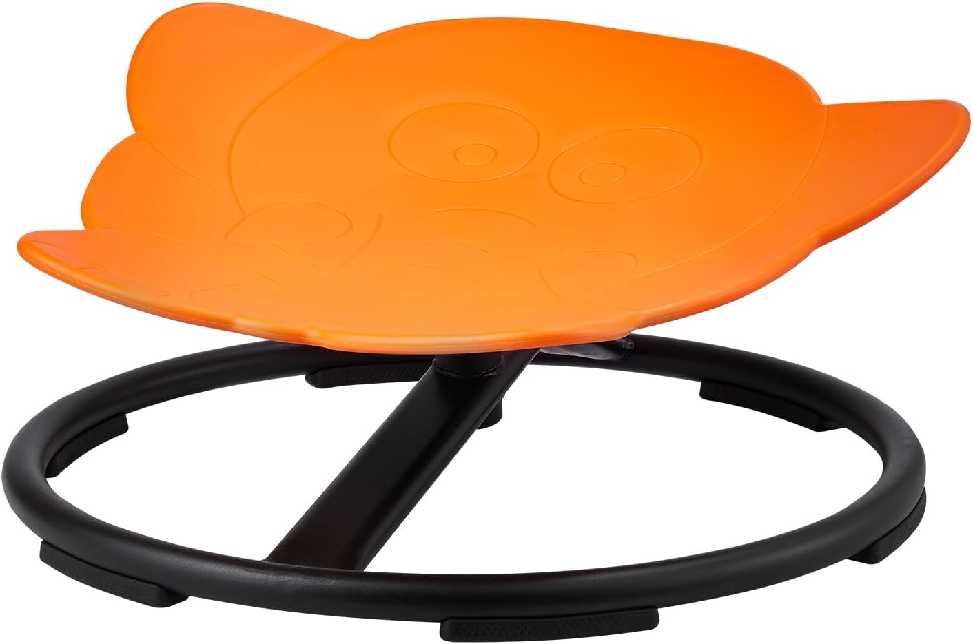 Elephant Swivel Chair, 220 LBS Capacity, 360° Spinning Chair, Autistic Sensory Toy Chair with Non Slip Metal Base, Toddler Sit and Spin Chair for Coordination Balance Focus Orange HB25