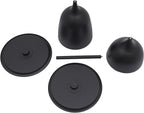 Round Side Table Set, Modern End Tables Metal Nesting Tables with Sanding Processes, Livingroom Sofa Side and Console Table Pedestal Table Nesting Coffee Tables for Living Room, Bedroom, Balcony Etc