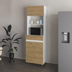 Pantry Cabinet with Storage Drawer, Microwave Locker for Kitchen Hallway, Modern Storage Solution,for Kitchen Home