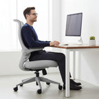 Sunaofe Resistance Ergonomic Office Chair with 135° Recline, 3D Armrests, Breathable Mesh & Adaptive Lumbar Support - 5 Year Warranty