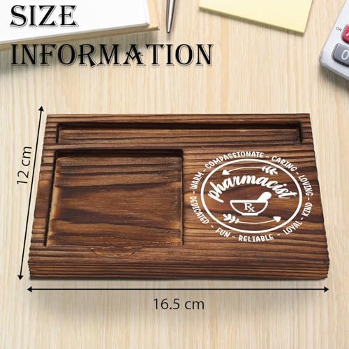Pharmacist Pharmer Appreciation Gift Sticky Note Holder, Thank You Gifts for Pharmacy Technician Future Pharmacist Pharmacology PHARMD Gift Self-Stick Note Pad Holders Desk Organizer TZP22