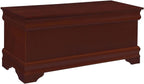Warm Brown Cedar Chest - Wood Lined Storage Cozy Winter Family-Friendly Decor