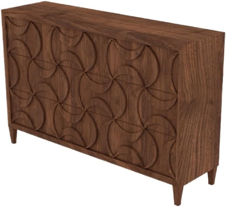 Entryway Cabinet Modern Sideboard Living Room Decorative Cabinet Wooden Entrance Cabinet Suitable for Dining Room, Home and Kitchen Sideboard Storage Cabinet(S:120 * 40 * 85CM)