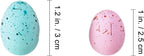 Winlyn 120 Pcs 8 Colors Mini Easter Foam Eggs Speckled Pastel Easter Eggs Small Decorative Artificial Easter Bird Eggs for Easter Basket Fillers Craft Projects Springtime Party Favors Table Setting