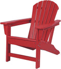NewTechWood Child Adirondack Patio Chair Weather Resistant, Easy Installation, Widely Used in Outdoor, Fire Pit, Deck, Lawn, Outside, Garden Chairs (Ruby Red)