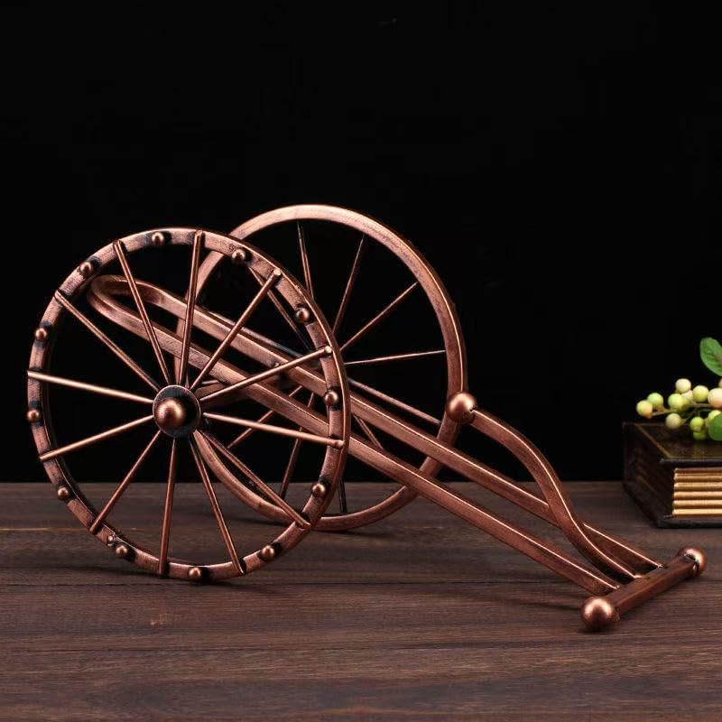 Rustic Cannon-Shaped Single Wine Bottle Holder: Space-Saving Beer & Wine Storage