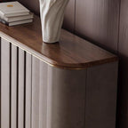 Entryway Cabinet Black Walnut Dining Side Home Wall Restaurant Modern Porch Decoration Cabinet Hotel Corridor Storage Rack Sideboard Storage Cabinet(160x40x90cm)