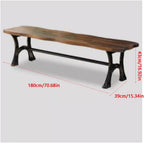 Patio Benches for Outdoors Park Chair Outdoor Rest Bench Courtyard Cast Aluminum Seat Garden Benches for Outdoors