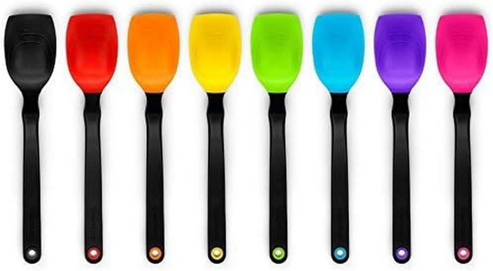 Dreamfarm Supoon-Cdu-Open Stock, Silicone Assorted, 28 x 5,5 x 3 cm