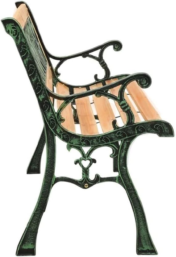 Park Benches Cast Aluminum Park Benches Outdoor Leisure Community Square Suitable for Garden Courtyard Balcony Outdoor Benches