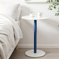 Round Side Table,Modern Corner Drink Coffee Accent End Table for Bedside,Sofa,Living Room, Bedroom,Office,Small Spaces,15.75"x23.6"Inch