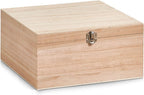 Zeller Storage Box, Brown, 26 x 26 x 12.5 cm