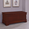 Warm Brown Cedar Chest - Wood Lined Storage Cozy Winter Family-Friendly Decor