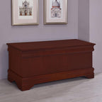 Warm Brown Cedar Chest - Wood Lined Storage Cozy Winter Family-Friendly Decor