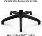 Staples Emerge Vortex Gaming Chair, Ergonomic, Adjustable Height, Swivel, Black, 2-Pack