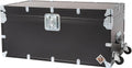 Rhino Trunk & Case XL Indestructo Travel Trunk Luggage With Wheels - 35"x19"x16" Heavy-Duty USA Made Road Case, Strong Flight Cases, ATA Case Style Footlocker, or Secure College Dorm Storage Chest