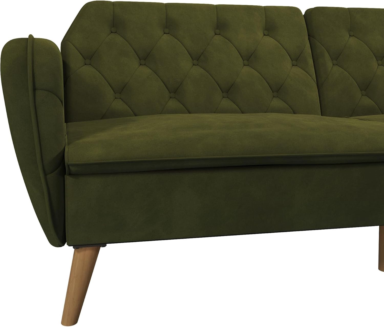 Novogratz 2144979N Tallulah Memory Foam Futo, Green