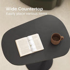 C Sd Metal End Table - Small Multipurpose Coffee Table for Living Room, Bedroom, Office & Balcony - Stylish Side Tables for Modern Decor