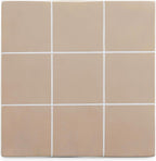 Tov Furniture Alma Taupe Tile Concrete Indoor/Outdoor Side Table