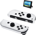 Mcbazel Transparent TPU Case for Switch JoyCon Controllers, Protective Cover Anti-Slip Grip Clear Skin Compatible with NS Switch/OLED(NOT for NS 2)