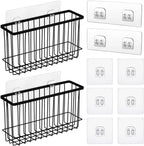 Over the Cabinet Door Organizer 2 Pack, Self Adhesive cabinet door organizer Pantry Door Organizer, Inside Cabinet Storage, Cutting Board Organizer Wall Mounted, Home Organization