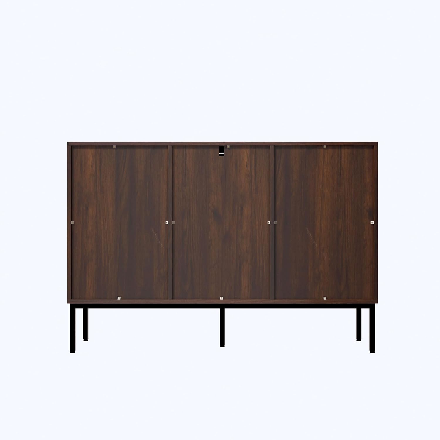 Fluted Sideboard, Buffet Cabinet with Storage, Wooden Accent Console Cabinet with Doors and Adjustable Shelves, for Living Room, Dining Room, Entryway, Hallway, 47.3"