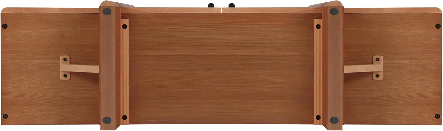 Merax Modern Sideboard Buffet Cabinet,55.0" Wide Elegant Entryway Table for Hallway Entryway Living Room Dining Room,Natural