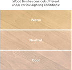 Plank+Beam Modern Solid Wood Console Table, 46 Inch, Sofa Table, Narrow Entryway Table for Hallway, Behind The Couch, Living Room, Foyer, Easy Assembly, Blonde