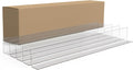 Clip Strip Corp. 50 Pack Shelf Dividers for Retail Stores, 1" H x 9-9/16" L, 15 mil Crystal Clear PVC Adhesive Mount Retail Shelf Separator, SD-1510