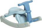 ECR4Kids Sit-N-Rock Plastic Toddler Chair and Rocking Horse, Flexible Seating, Seafoam