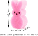 ORIENTAL CHERRY Easter Decorations - Easter Peeps Bunnies Vase Filler Set, Spring Decor Home Indoor Decoration Centerpieces for Tables