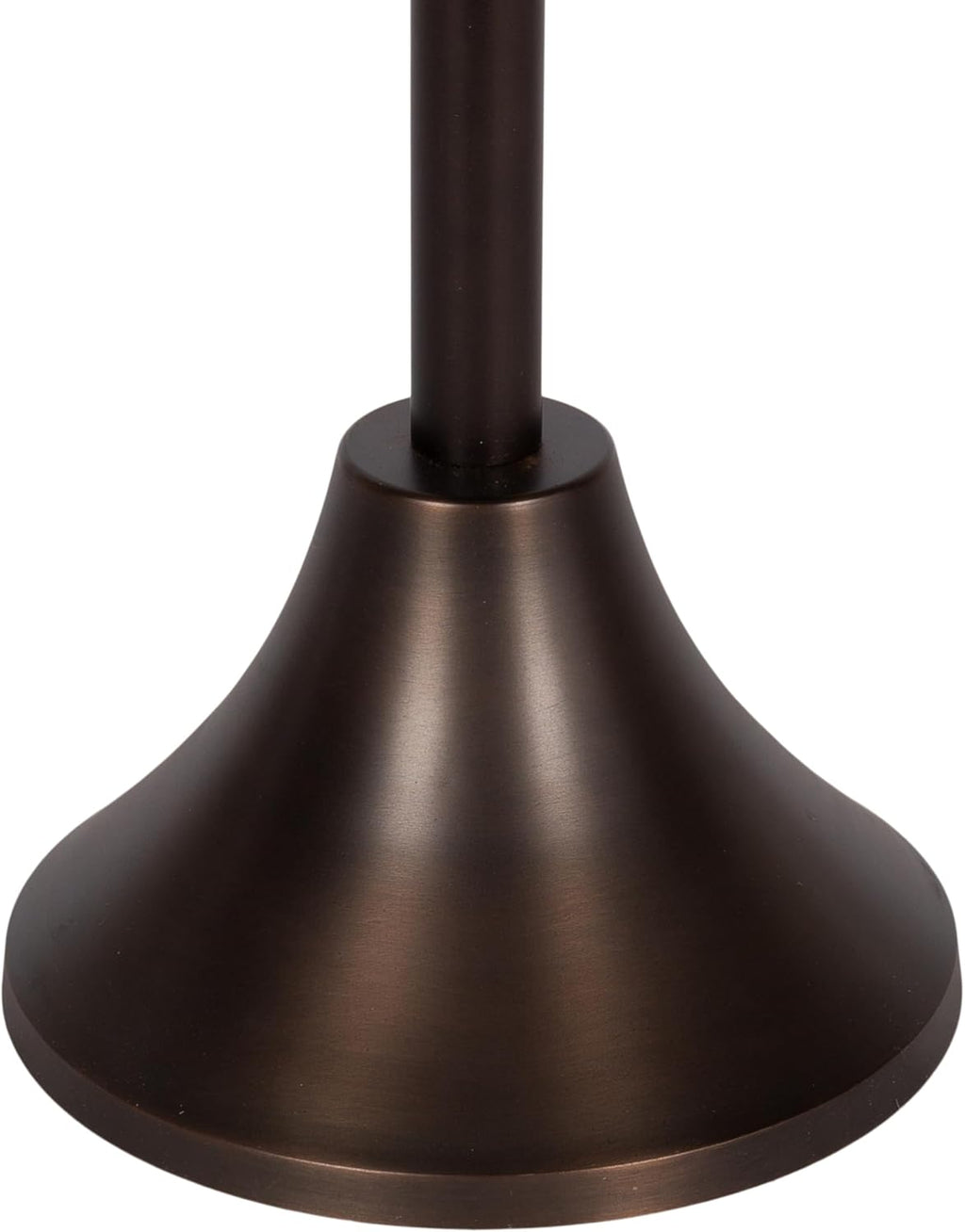 Kate and Laurel Sanzo Traditional Adjustable-Height Pedestal Drink Table, 11 x 11 x 30, Bronze, Vintage Round Indoor Metal Cocktail Table with Hammered Tabletop for Use as Indoor Plant Stand