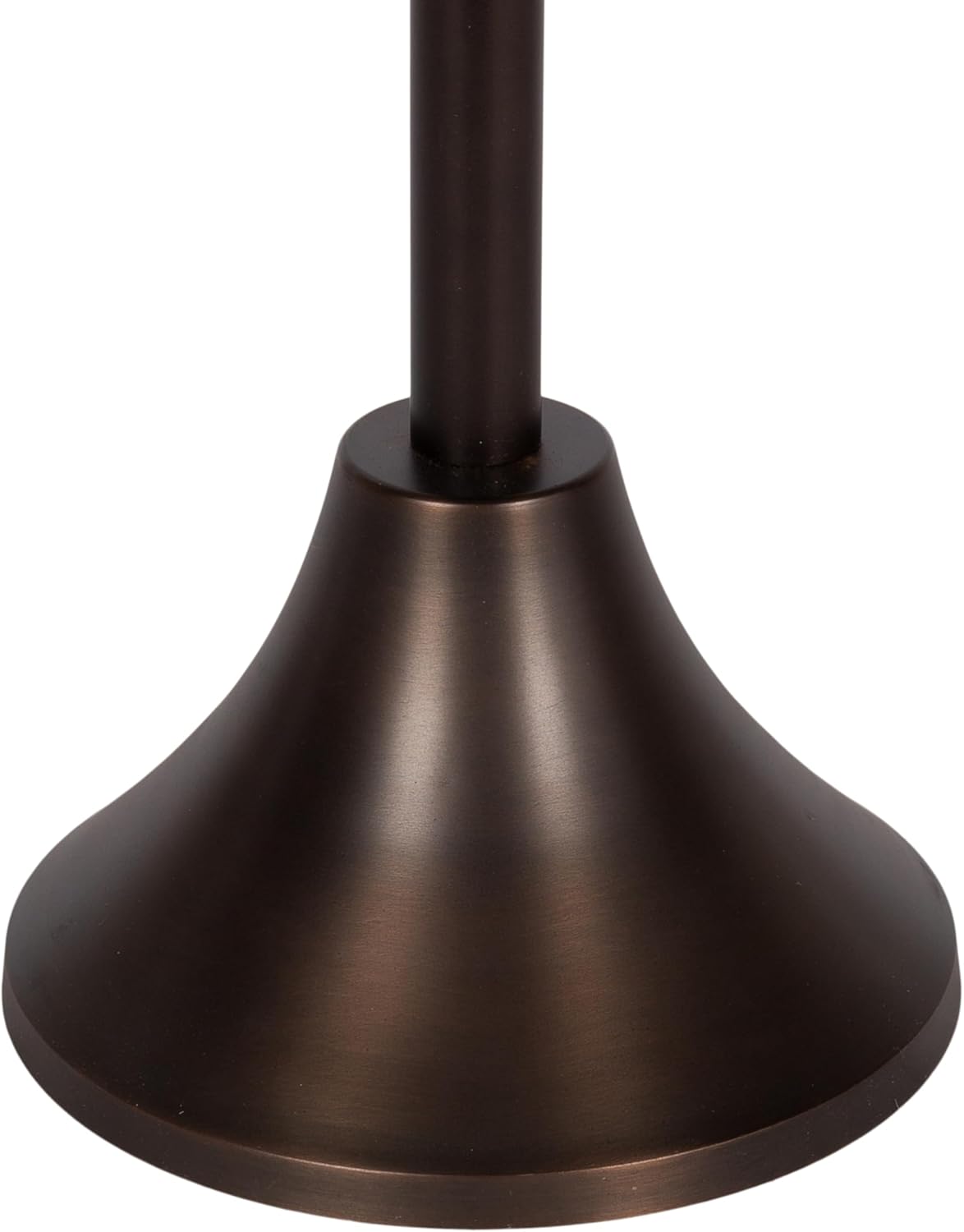 Kate and Laurel Sanzo Traditional Adjustable-Height Pedestal Drink Table, 11 x 11 x 30, Bronze, Vintage Round Indoor Metal Cocktail Table with Hammered Tabletop for Use as Indoor Plant Stand