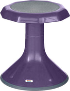 Back2School Express Wobble Sensory Stool, 15in Seat Height, Flexible Seating, Eggplant