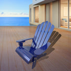 Saiveina Outdoor or Indoor Wood Children Adirondack Chair,Blue