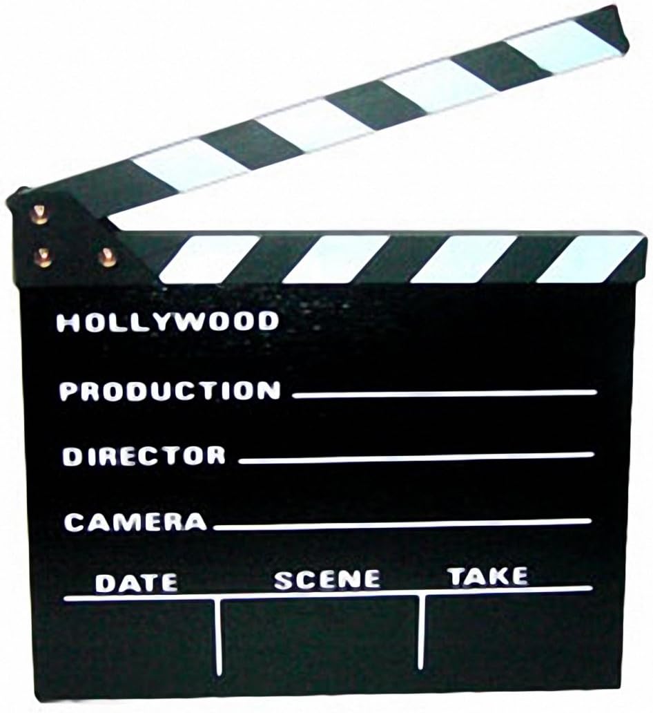 Framan CLAPPERBOARD DIRECTOR OF CINEMA OF WOOD 12" X 11" 30 X 27 CM CLAPPER