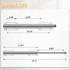 Valet Rod For Closet Pull Out, Heavy Duty Adjustable Valet Rod For Closet, Laundry Room, Bedroom, Bathroom (Chrome)
